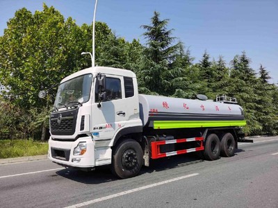 國六東風天龍18方灑水車 高效環保的強力清洗利器